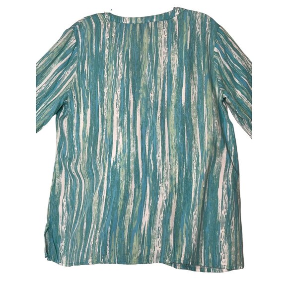 Gloria Vanderbilt Women's Peasant Tunic Top W/ Bell Sleeves - Size M - Picture 6 of 12